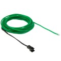 Waterproof Round Flexible Car Strip Light with Driver for Car Decoration, Length: 5m(Green)