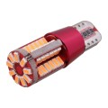 2 PCS T10 5W 285LM Pink Light 57 SMD 4014 LED Error-Free Canbus Car Clearance Lights Lamp, DC 12V