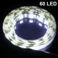 White 60 LED 5050 SMD Waterproof Flexible Car Strip Light, DC 12V, Length: 1m