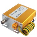 220V 2 in 1 Power Video Signal Security Surge Protection Arrester(Golden)