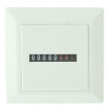 HM-1 AC Hour Meter, Time Setting Range: 0-99,999.99 Hours(White)