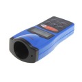 Ultrasonic Laser Point LED Distance Measure Meter Tool(Blue)