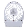 Hadata 4.3 inch Portable USB / Li-ion Battery Powered Rechargeable Fan with Third Wind Gear Adjustme
