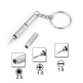3 in 1 Professional Screwdriver (Cross 1.5, Straight 1.5,Star Nut M2.5) Repair Tool with Keychain fo