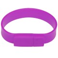 2GB Silicon Bracelets USB 2.0 Flash Disk(Purple)