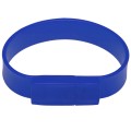 4GB Silicon Bracelets USB 2.0 Flash Disk(Dark Blue)