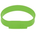 2GB Silicon Bracelets USB 2.0 Flash Disk(Green)