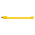 4GB Silicon Bracelets USB 2.0 Flash Disk(Yellow)