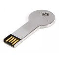 Silver Metal Key Style USB 2.0 Flash Disk (32GB)(Silver)(Silver)