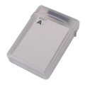 3.5 inch Hard Drive Disk HDD SATA IDE Plastic Storage Box Enclosure Case(Grey)