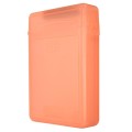 3.5 inch Hard Drive Disk HDD SATA IDE Plastic Storage Box Enclosure Case(Orange)