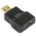 Gold Plated Micro HDMI Male to Micro HDMI Female Adapter(Black)