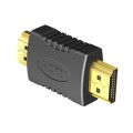 Gold Plated HDMI 19 Pin Male to HDMI 19 Pin Male Adapter, Support Full HD 1080P(Black)