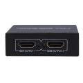 V1.4 1x2 Mini HDMI Amplifier Splitter, Support 3D & Full HD 1080P(Black)
