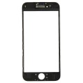 Front Screen Outer Glass Lens with Front LCD Screen Bezel Frame for iPhone 6s(Black)