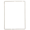 LCD Frame Front Housing Bezel Frame with Adhesive Sticker for iPad 2(White)