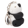 Panda Style Key Chain with Light & Sound Effects(Black)