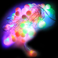 10m 100 LED Colorful String Rope Light with Tail Plug-in
