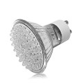 3W 60 LED High Quality LED Energy Saving Spotlight Bulb, Base type: GU10 (Warm White)