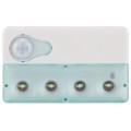 Infrared PIR Auto Sensor Motion Detector Light, Mini USB Port, 4 LED, White Light, Sensitive Distanc