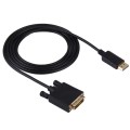 DisplayPort Male to DVI Male High Digital Adapter Cable, Length: 1.8m