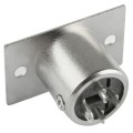 XLR 3 Pin Male Metal Chassis Mount Connector with Locking