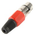 3 Pin XLR Female Plug Microphone Connector Adapter