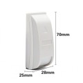 PA-461 Wired Passive Infrared Curtain PIR Motion Detector Sensor Alarm(White)