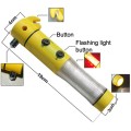 4 in 1 Multi Function Flashlight Alarm Emergency Hammer LED Flash Light For Auto-used(Yellow)