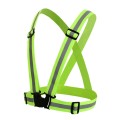 Night Riding Running Flexible Reflective Safety Vest(Green)