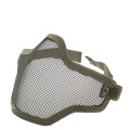 Half Face Net Mesh Style Protection Mask with Elastic Strap(Army Green)