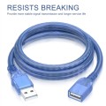 USB 2.0 AM to AF Extension Cable, Length: 30cm