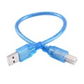 USB 2.0 Printer Extension AM to BM Cable, Length: 30cm