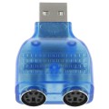 USB Male to PS/2 Female Adapter for Mouse / Keyboard