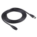 1.8m 9 Pin to 6 Pin 1394 FireWire Cable(Black)