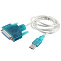 USB 2.0 to DB25 Pin Female Cable, Length: 1.5m