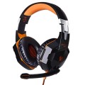 EACH G2000 Over-ear Stereo Bass Gaming Headset with Mic & LED Light for Computer, Cable Length: 2.2m