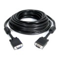 20m Good Quality VGA 15 Pin Male to VGA 15Pin Male Cable for LCD Monitor , Projector(Black)