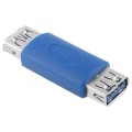 Super Speed USB 3.0 AF to AF Cable Adapter (Blue)