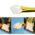 8 pin Male to 8 pin Female Power Extension Cable