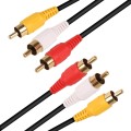 Normal Quality Audio Video Stereo RCA AV Cable, Length: 1.5m