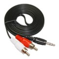 Good Quality Jack 3.5mm Stereo to RCA Male Audio Cable, Length: 5m