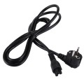 High Quality 3 Prong Style EU Notebook AC Power Cord, Length: 1.8m