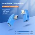 USB 3.0 AM to USB 3.0 AF Cable Adapter(Blue)