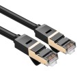 CAT7 Gold Plated Dual Shielded Full Copper LAN Network Cable, Length: 1m