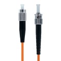 FC-ST Single-Core Multi Mode Fiber Optic Jumper,Length: 3m