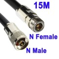 N Female to N Male WiFi Extension Cable, Cable Length: 15M