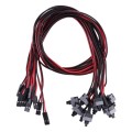 10 PCS Computer Chassis Power Switch Cable