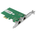 PCI-Express Dual Gigabit Ethernet Controller Card Adapter 2 Port RJ45 10/100/1000 BASE-T (IO-PCE8111