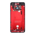 Full Housing Cover (Front Housing LCD Frame Bezel Plate + Back Cover) for HTC One M7 / 801e(Red)
